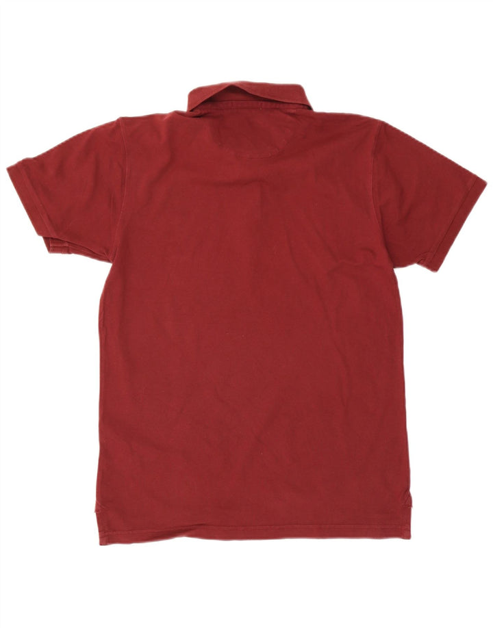 JACK WILLS Polo da uomo slim fit in cotone marrone medio