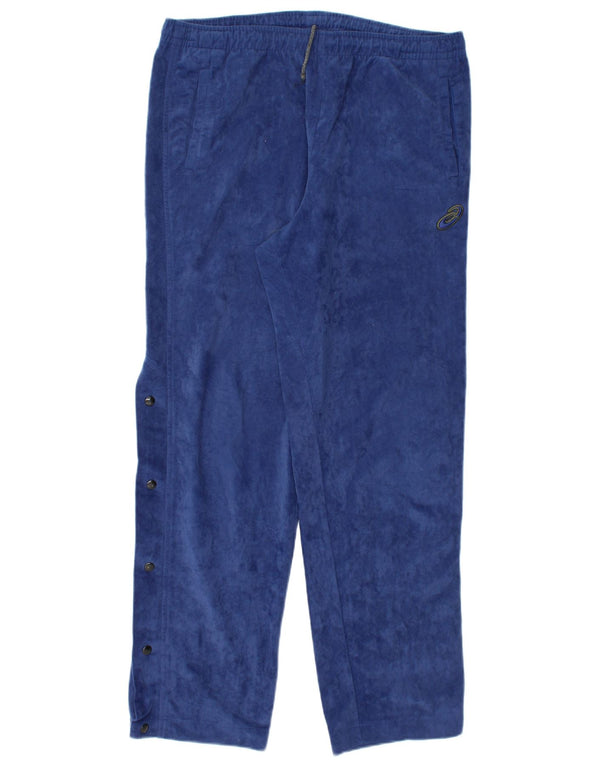 Pantaloni da tuta in pile ASICS da uomo di grandi dimensioni blu navy