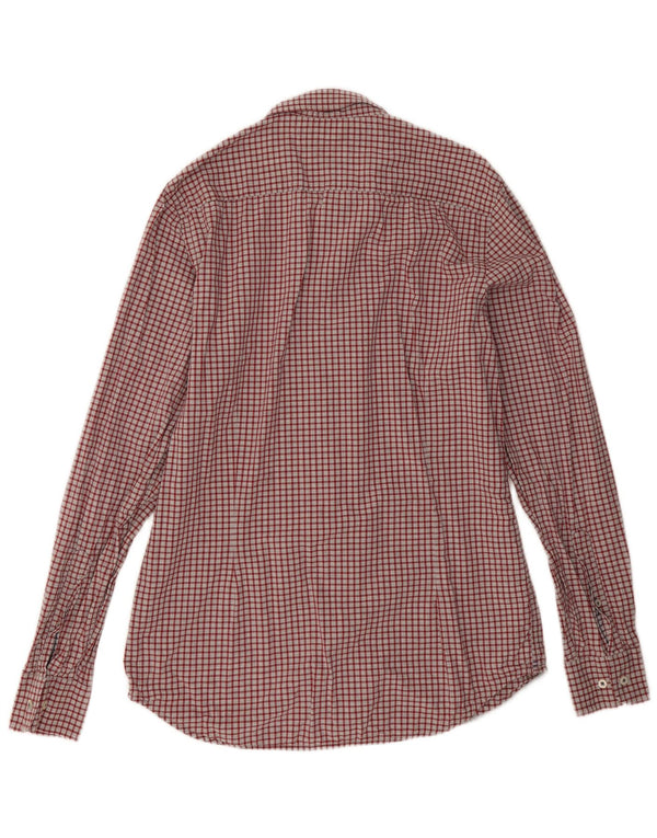 Camicia slim fit da uomo Tommy Hilfiger, cotone a quadri rossi grandi