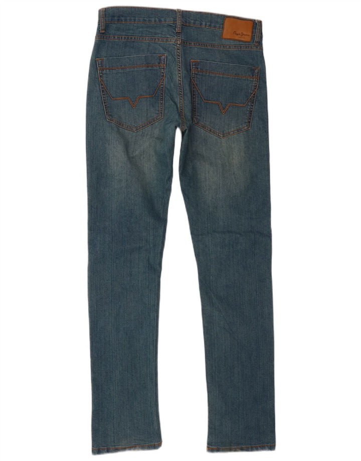 PEPE Jeans Donna Vapor Slim Jeans W32 L32 Cotone Blu