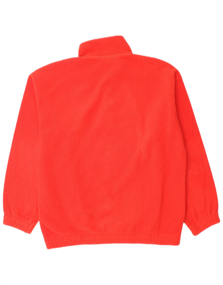 Maglione in pile da uomo Fila con collo abbottonato IT 48 rosso medio