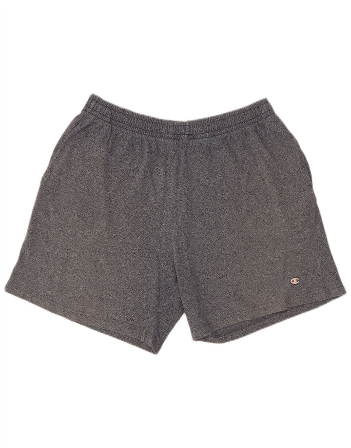 Pantaloncini sportivi da uomo Champion Large in cotone screziato blu navy