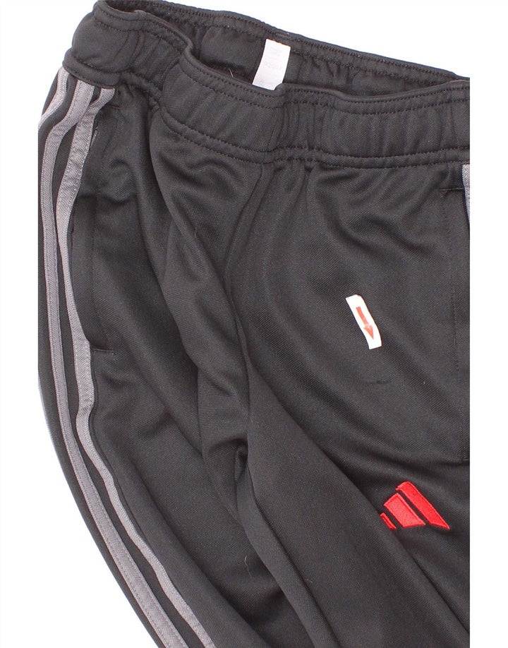 Pantaloni della tuta Adidas Aeroready da ragazzo 9-10 anni in poliestere nero