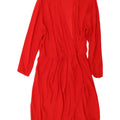 Abito a portafoglio da donna a maniche lunghe Luisa Spagnoli IT 46 Large Rosso Acetato