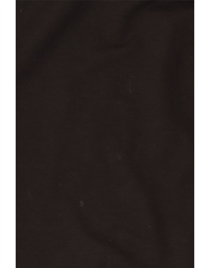 PUMA Felpa con cappuccio oversize corta da donna UK 10 Small Poliestere nero