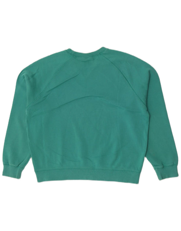 Felpa oversize da donna Carhartt UK 10 piccola in cotone verde