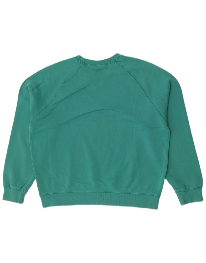 Felpa oversize da donna Carhartt UK 10 piccola in cotone verde