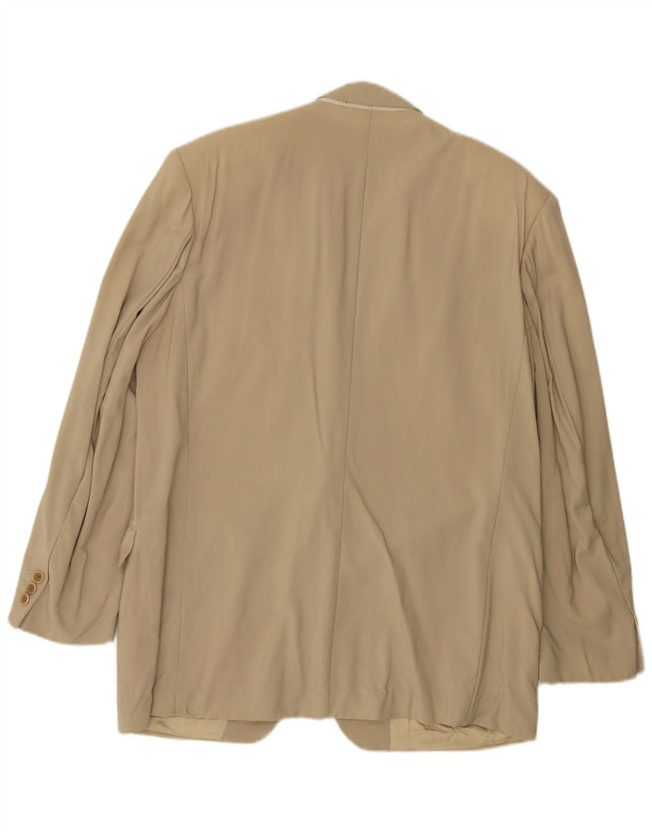 Giacca blazer a 2 bottoni da uomo HUGO BOSS UK 38 lana vergine beige medio