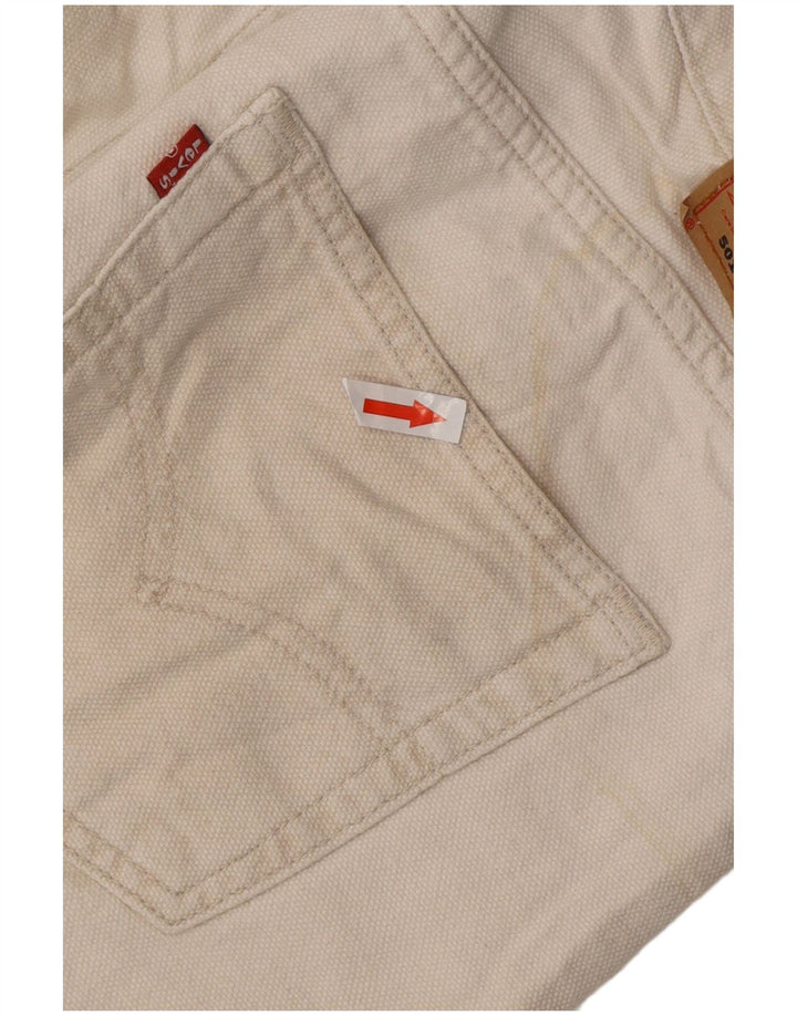 LEVI'S Pantaloni casual dritti da uomo 501 W32 L30 bianchi