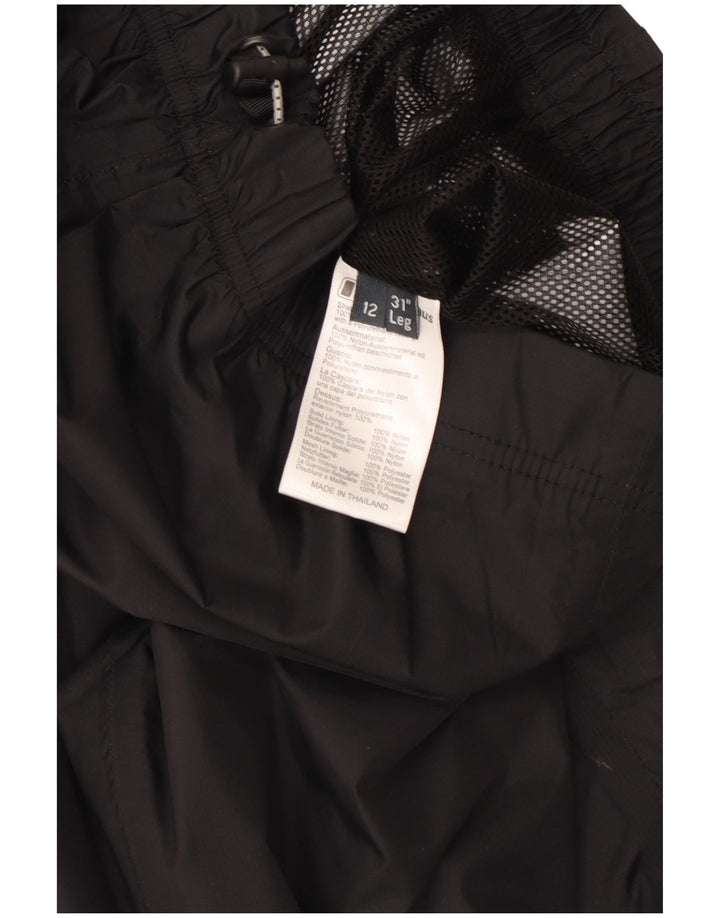 Pantaloni impermeabili da donna Berghaus UK 12 nylon nero medio