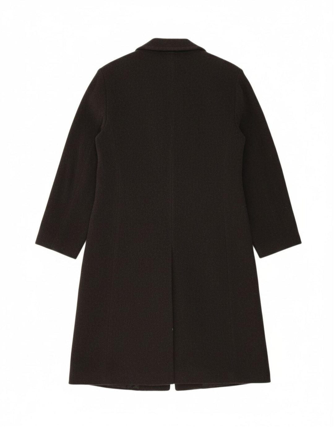BENETTON Womens Overcoat IT 40 Small Grey Wool