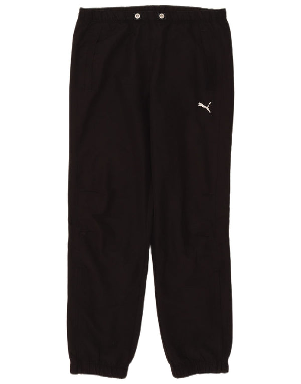 Pantaloni da tuta da uomo Puma Joggers piccoli in poliestere nero