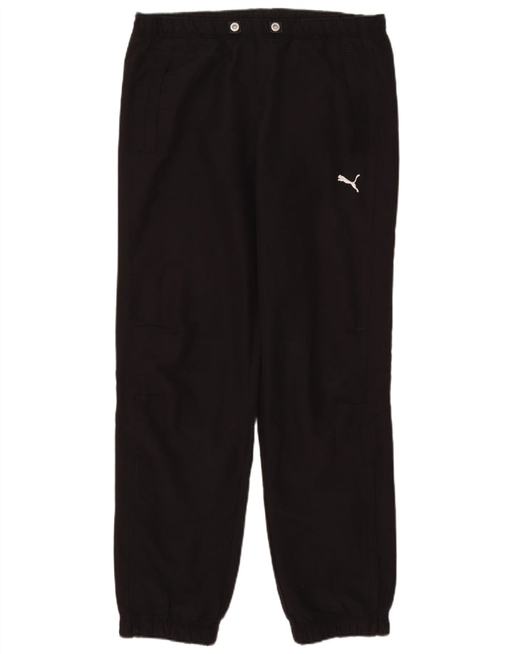 Pantaloni da tuta da uomo Puma Joggers piccoli in poliestere nero