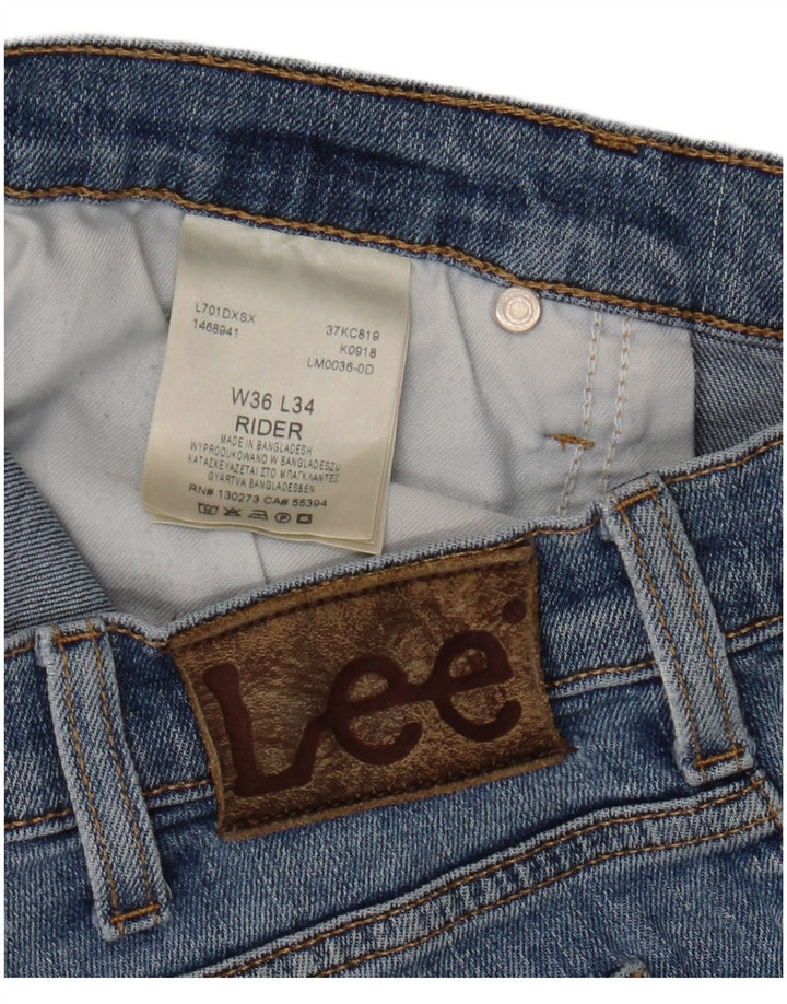 Jeans Lee Rider Slim da uomo W36 L27 in cotone blu