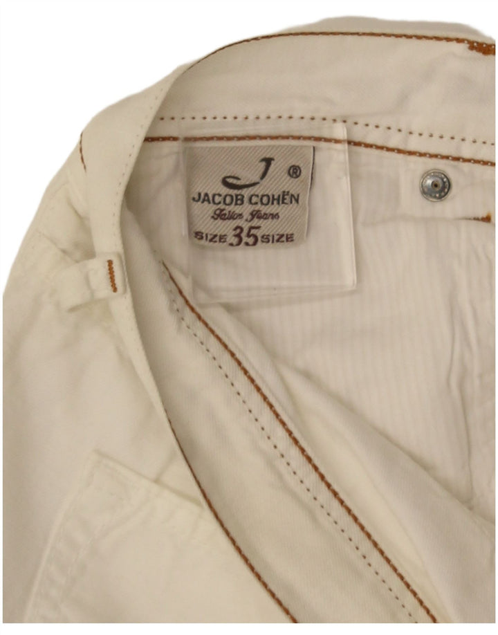 Jeans dritti da uomo Jacob Cohen W35 L34 bianchi
