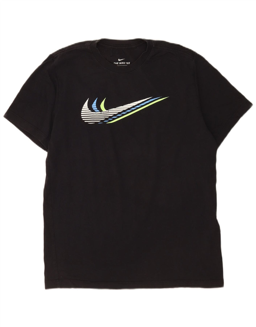 T-shirt grafica da uomo Nike Top in cotone nero medio