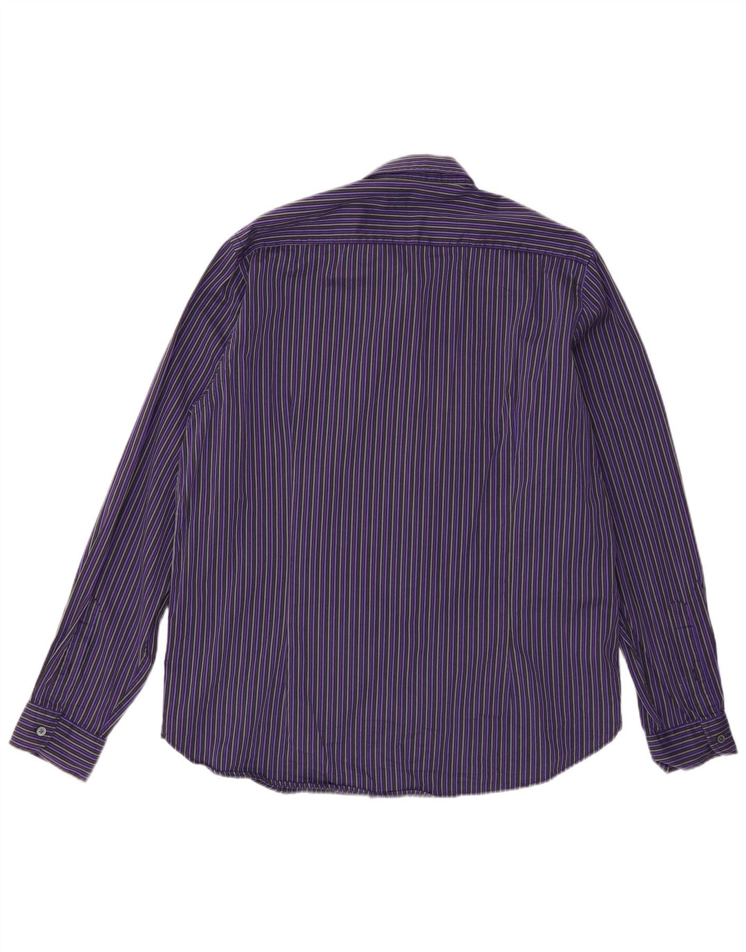 Camicia da uomo Ted Baker taglia 6 2XL cotone a righe viola