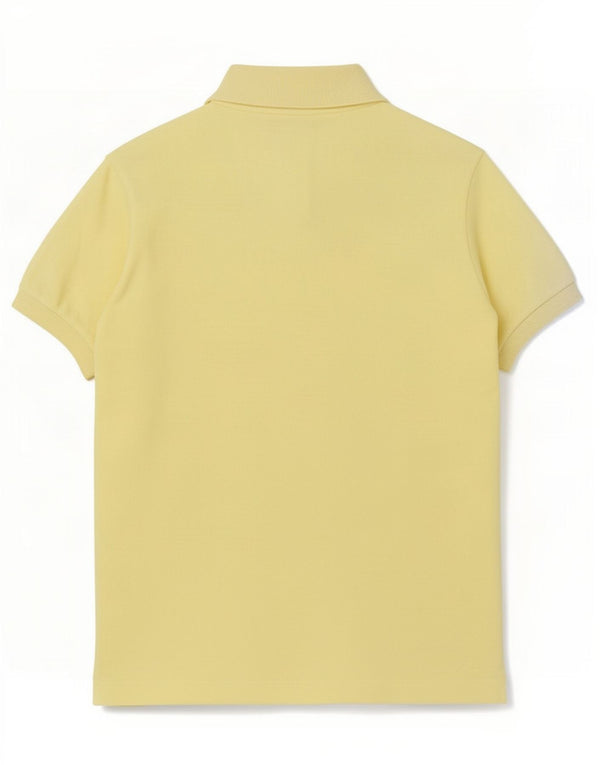 Polo da uomo Lacoste taglia 4 media in cotone giallo