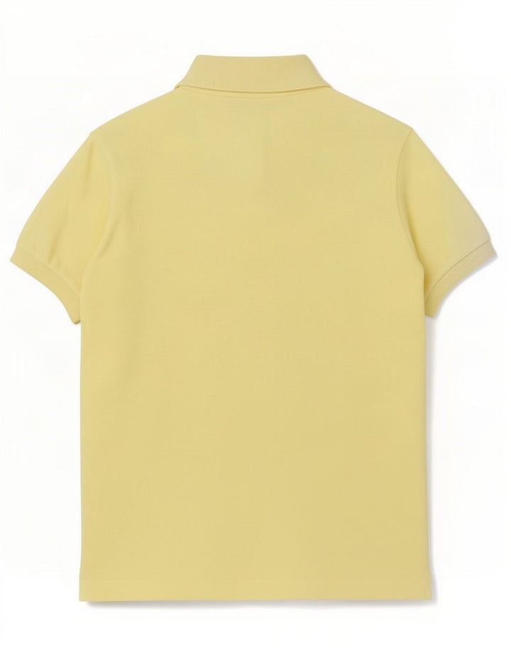 Polo da uomo Lacoste taglia 4 media in cotone giallo