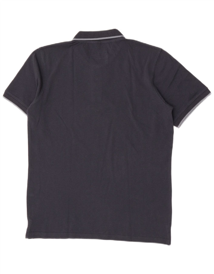 Polo da uomo Carrera grande in cotone blu navy