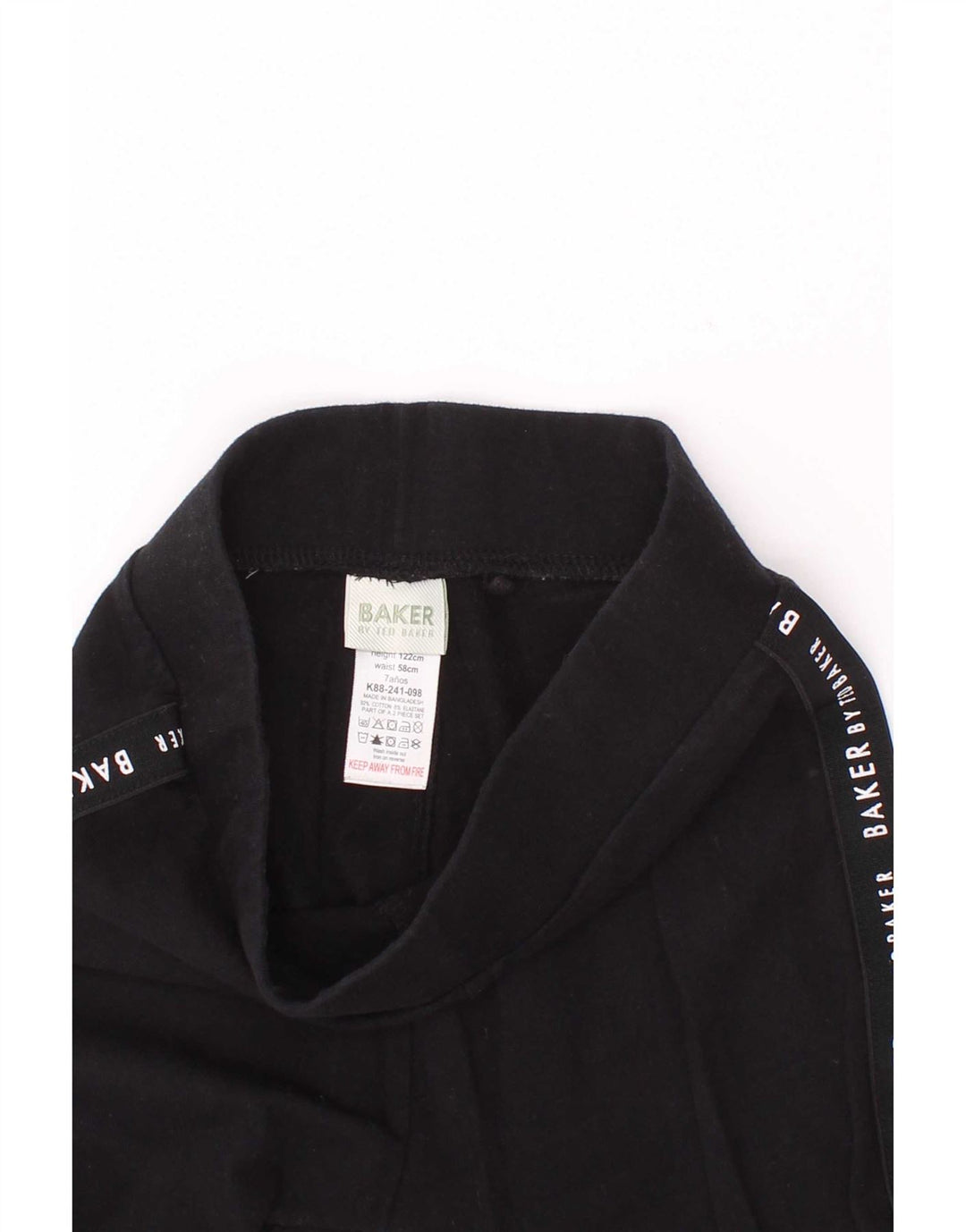 Leggings grafici per ragazze Ted Baker 6-7 anni in cotone nero