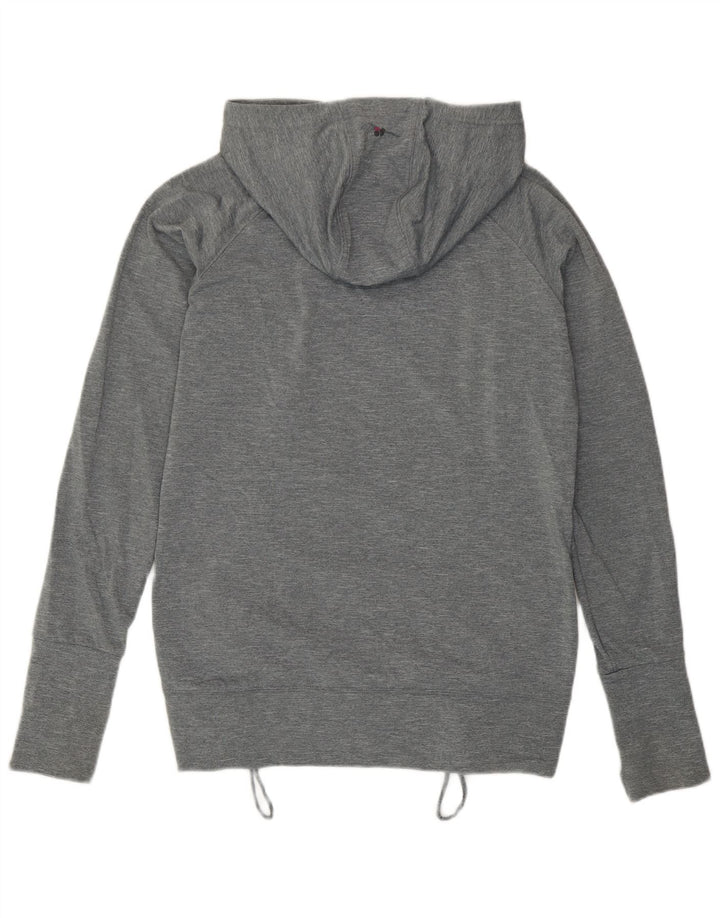 Maglione con cappuccio da donna Sweaty Betty UK 14 Poliestere screziato grigio medio