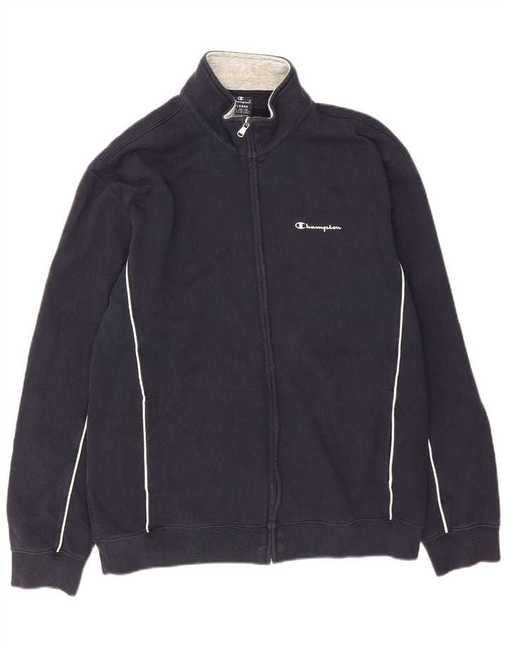 Giacca da tuta da uomo Champion XL in cotone blu navy