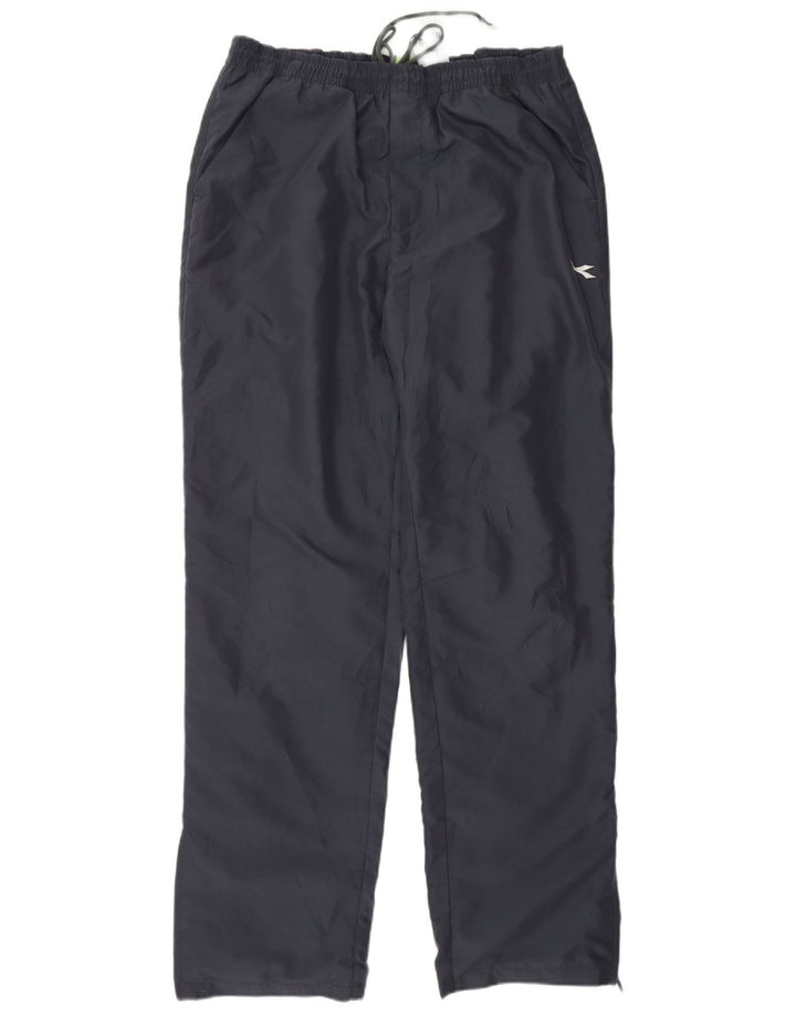 Pantaloni Diadora Impermeabili Uomo Large Blu Navy in Poliestere