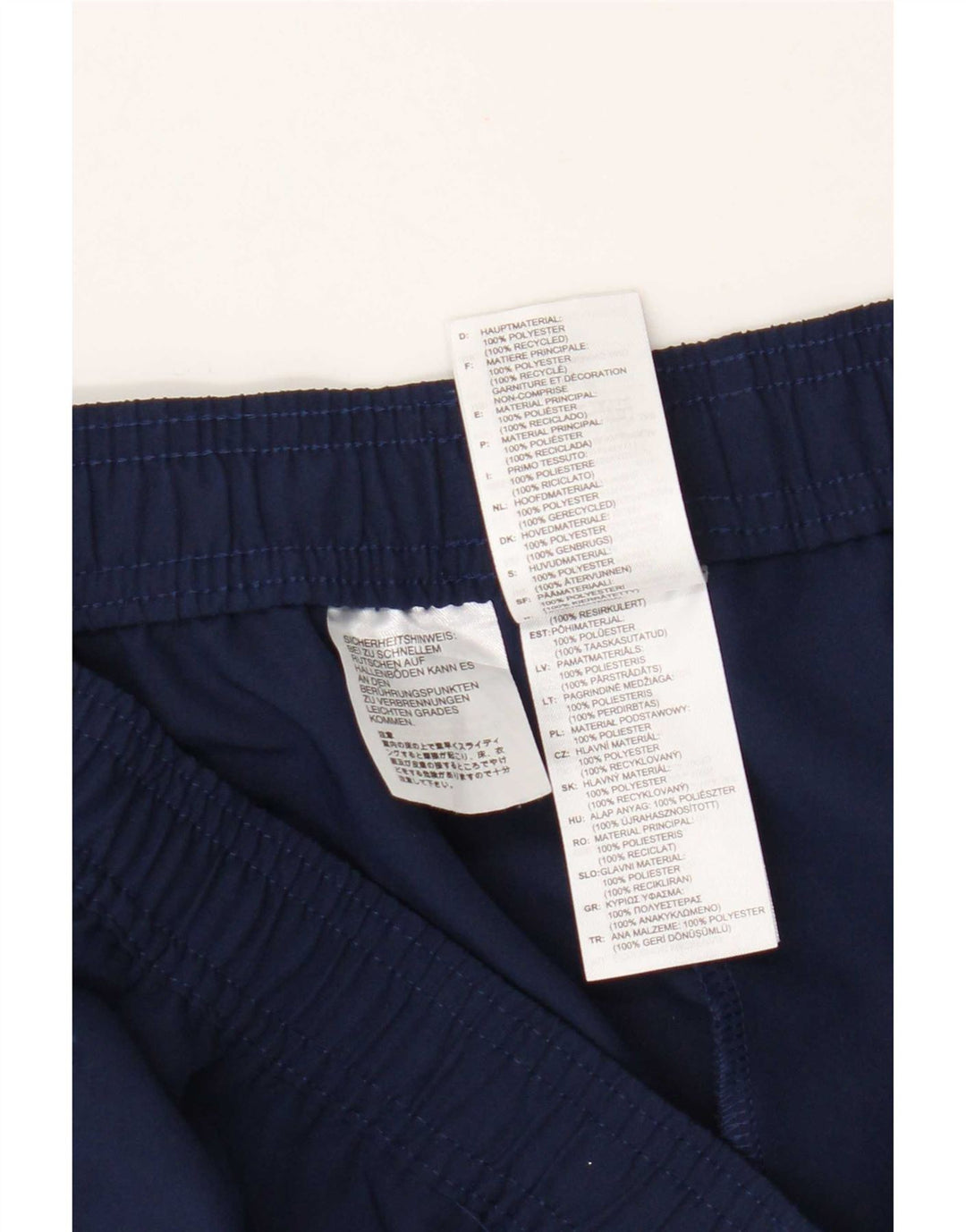 Pantaloni da tuta Adidas Aeroready da uomo XL in poliestere blu navy