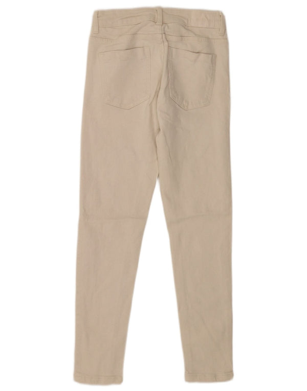 Zara Womens Skinny Jeans EU 36 XS W26 L27 Beige Cotton