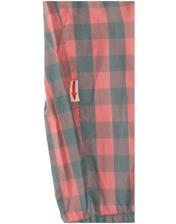J. Crew Camicia slim da uomo a quadretti rosa grande