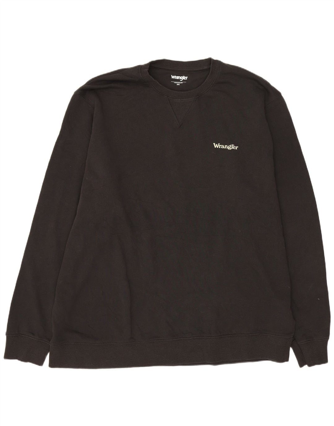 Felpa da uomo Wrangler maglione 2XL cotone nero