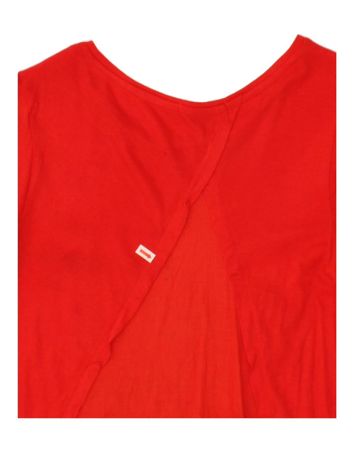 DESIGUAL Womens Blouse Top UK 10 Small Red Vintage Desigual and Second-Hand Desigual from Messina Hembry 