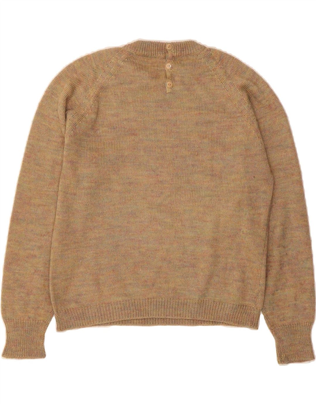 VINTAGE Womens Crew Neck Jumper Sweater UK 14 Large Brown Vintage Vintage and Second-Hand Vintage from Messina Hembry 
