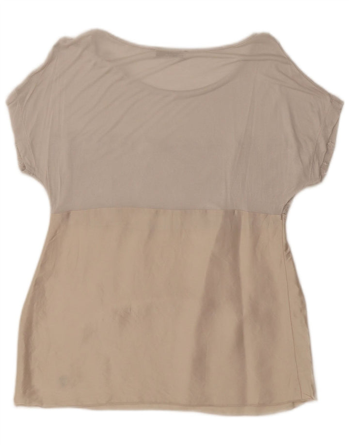 Camicetta Donna Trussardi Top UK 14 Large Beige