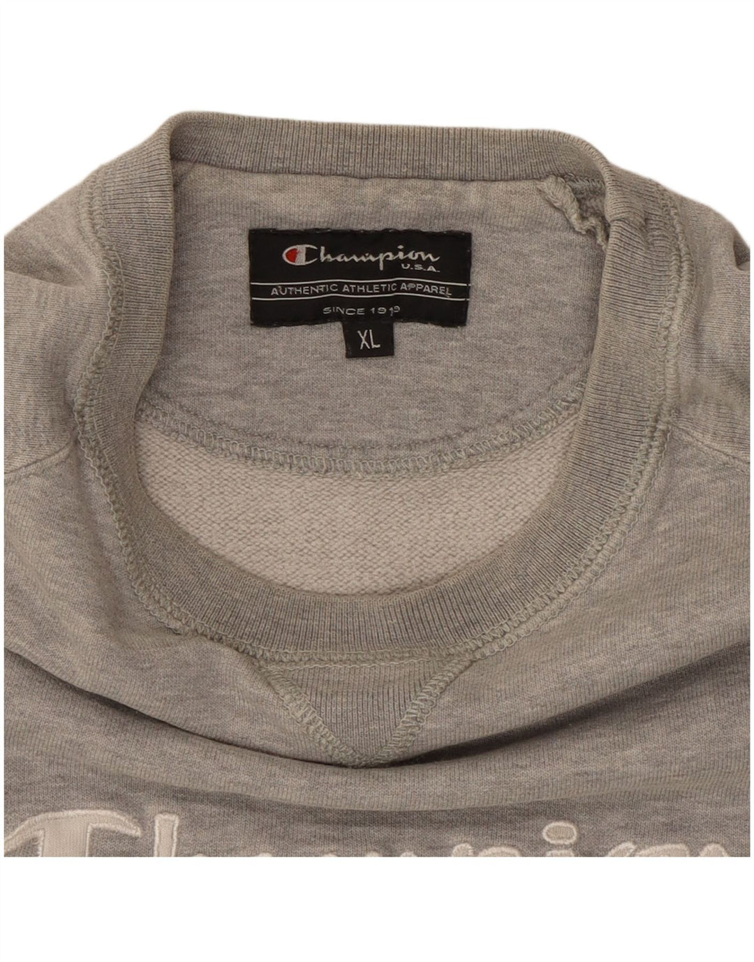 Felpa grafica da donna Champion Jumper UK 18 XL Grigio