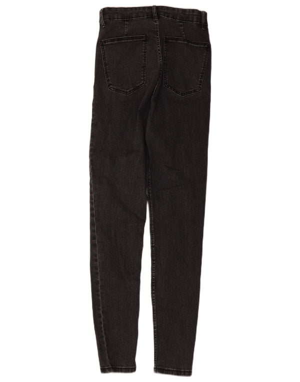 Jeans skinny a vita alta da donna Zara EU 36 XS W26 L28 Grigio