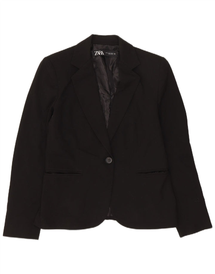 Giacca blazer a 1 bottone da donna Zara EU 38 piccola nera