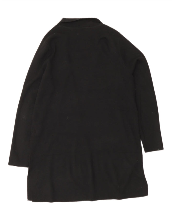 Maglione cardigan aperto lungo da donna John Lewis UK 12 medio nero