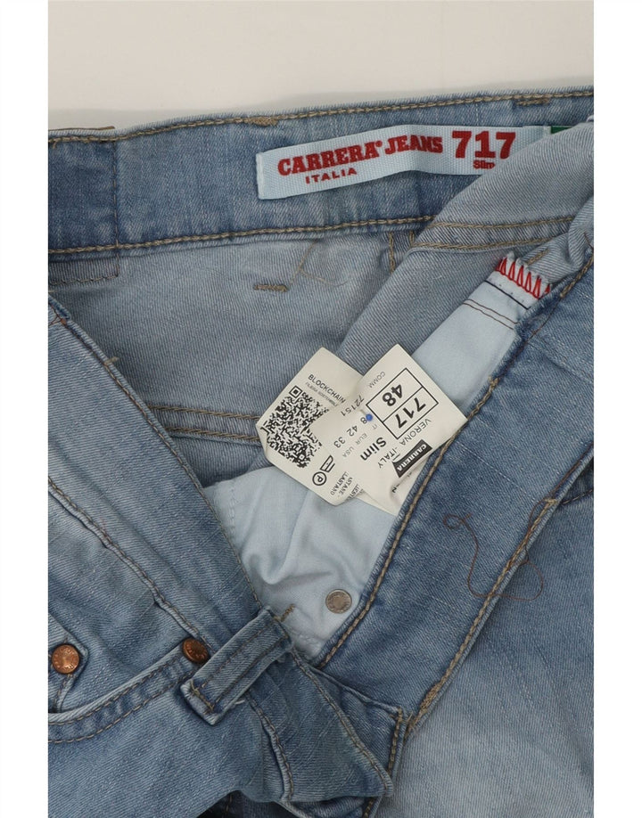 Jeans Carrera Uomo 717 Slim IT 48 Medio W33 L32 Blu Cotone