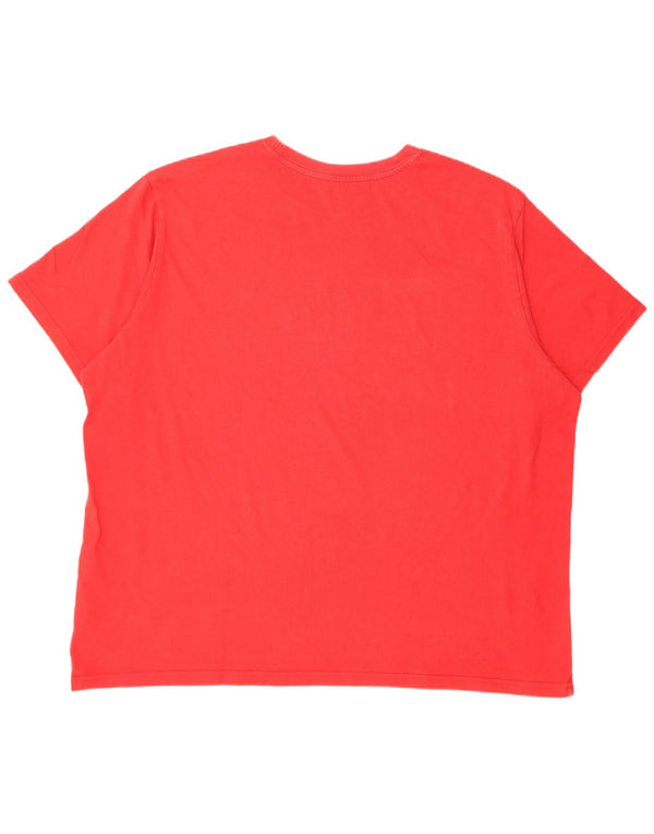 T-shirt grafica da uomo Levi's Top 2XL in cotone rosso