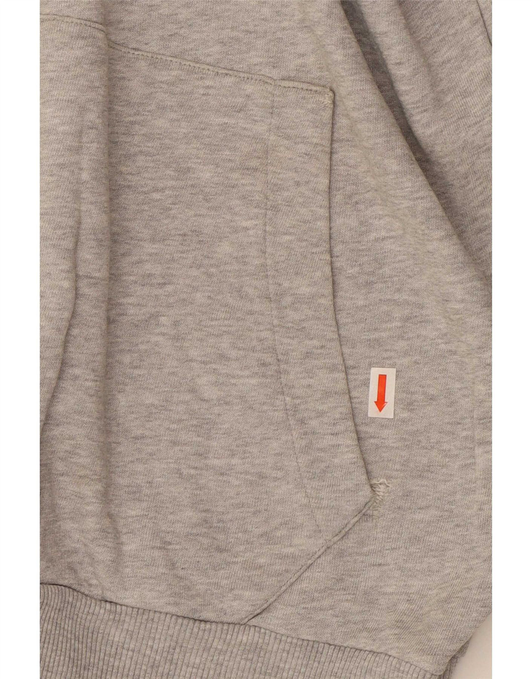 Maglione con cappuccio grafico da uomo Calvin Klein Jeans color block grigio medio
