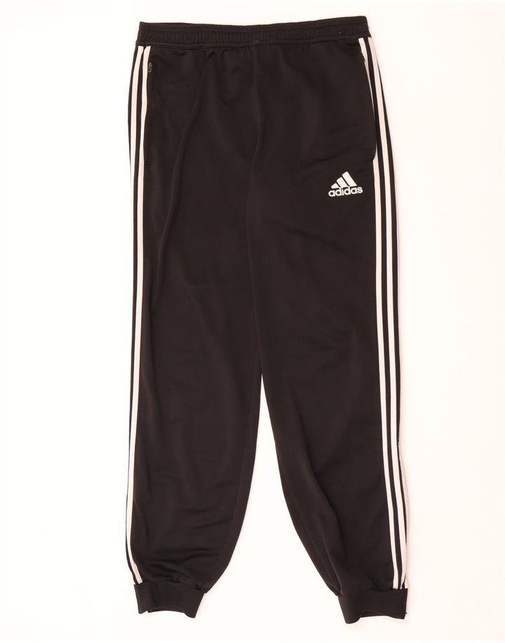 Pantaloni da tuta da uomo Adidas Joggers medio poliestere nero