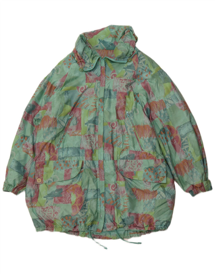 Cappotto giacca a vento da donna FUCHS & SCHMITT UK 12 verde medio retrò