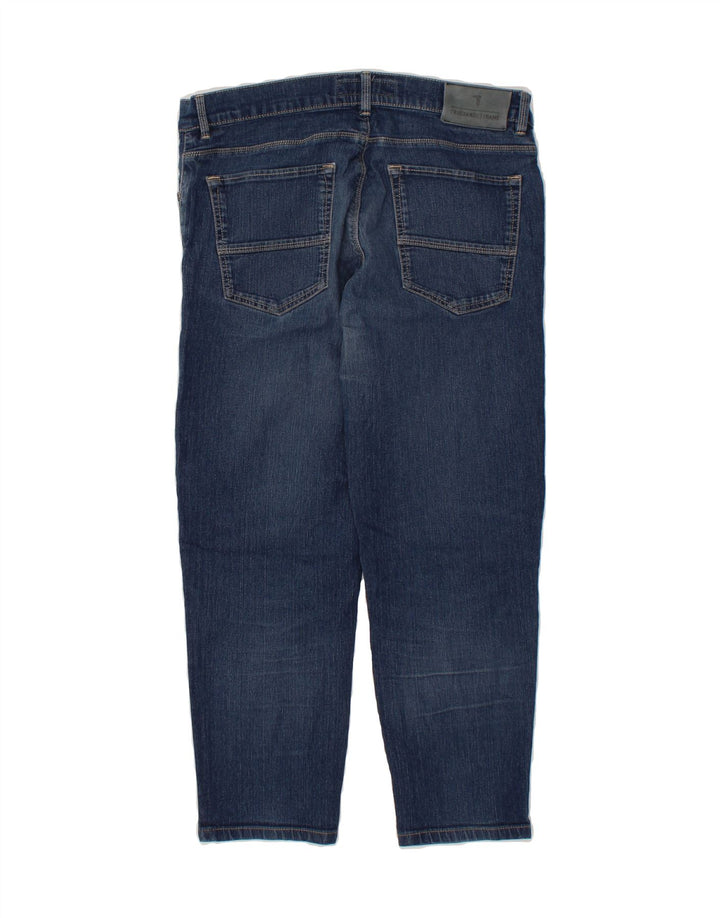 TRUSSARDI Mens Tapered Jeans W34 L26 Blue Vintage Trussardi and Second-Hand Trussardi from Messina Hembry 