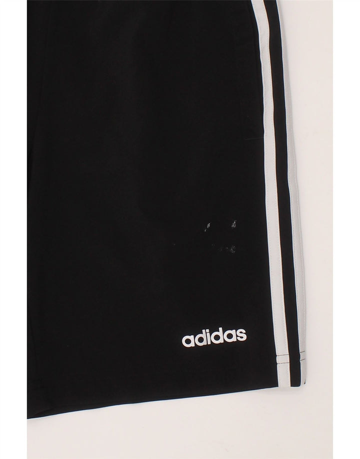 ADIDAS Boys Sport Shorts 11-12 Years  Black Polyester Vintage Adidas and Second-Hand Adidas from Messina Hembry 