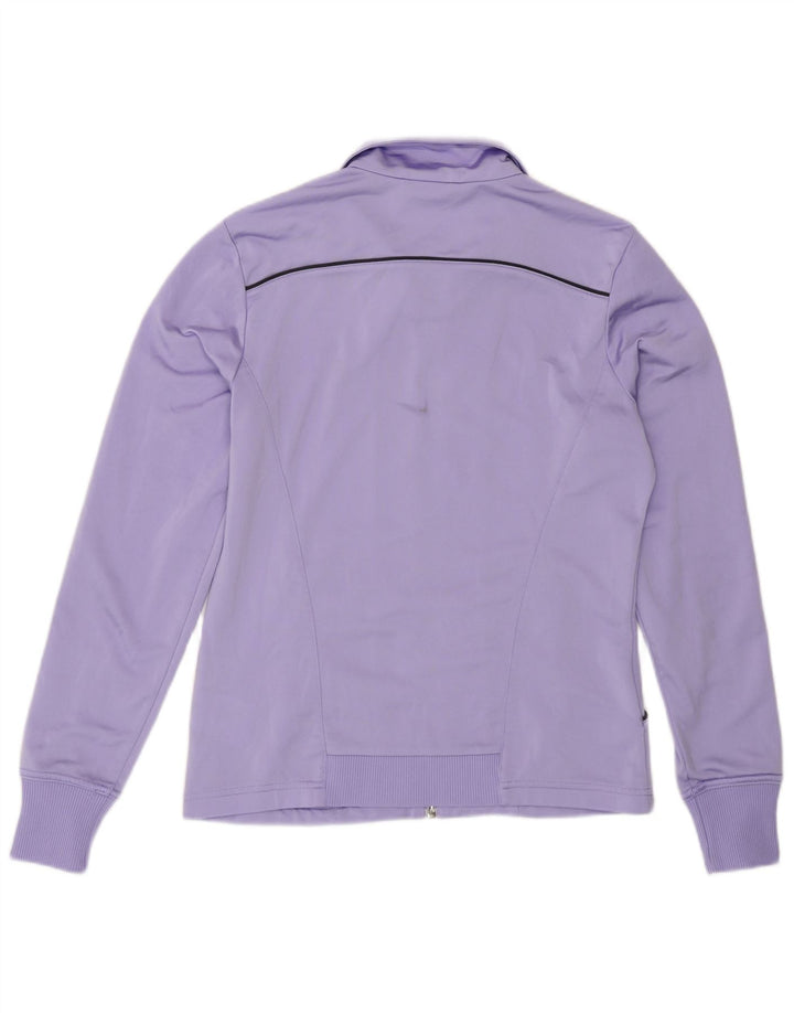 Giacca da tuta da donna ADIDAS UK 14 poliestere viola medio