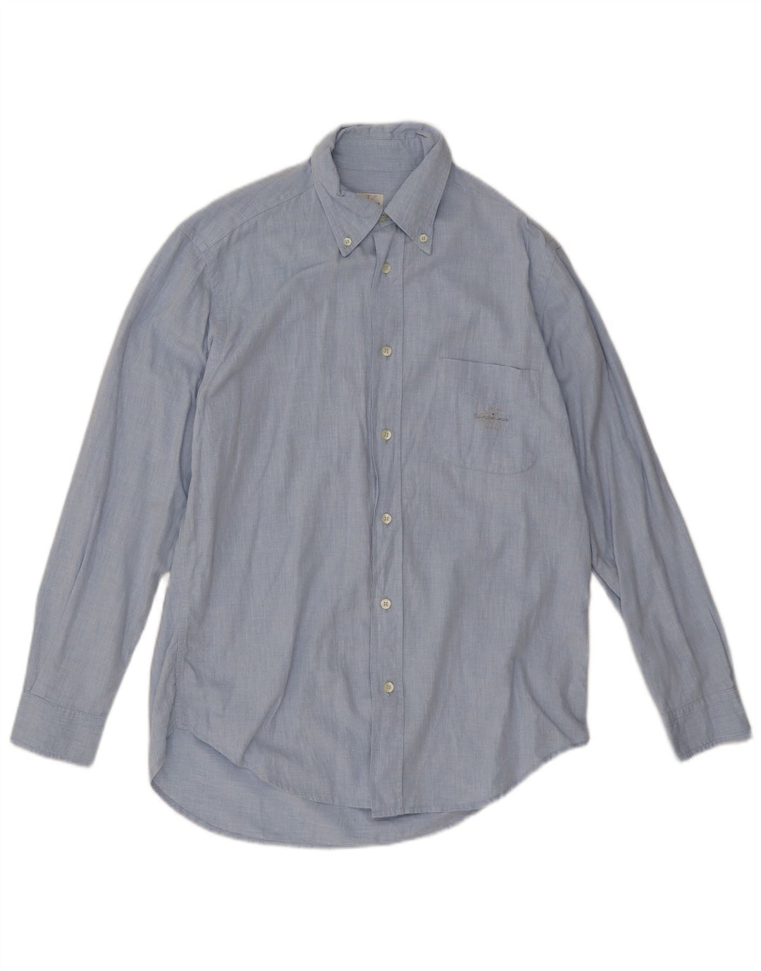 Camicia da uomo Calvin Klein Jeans piccola in cotone blu