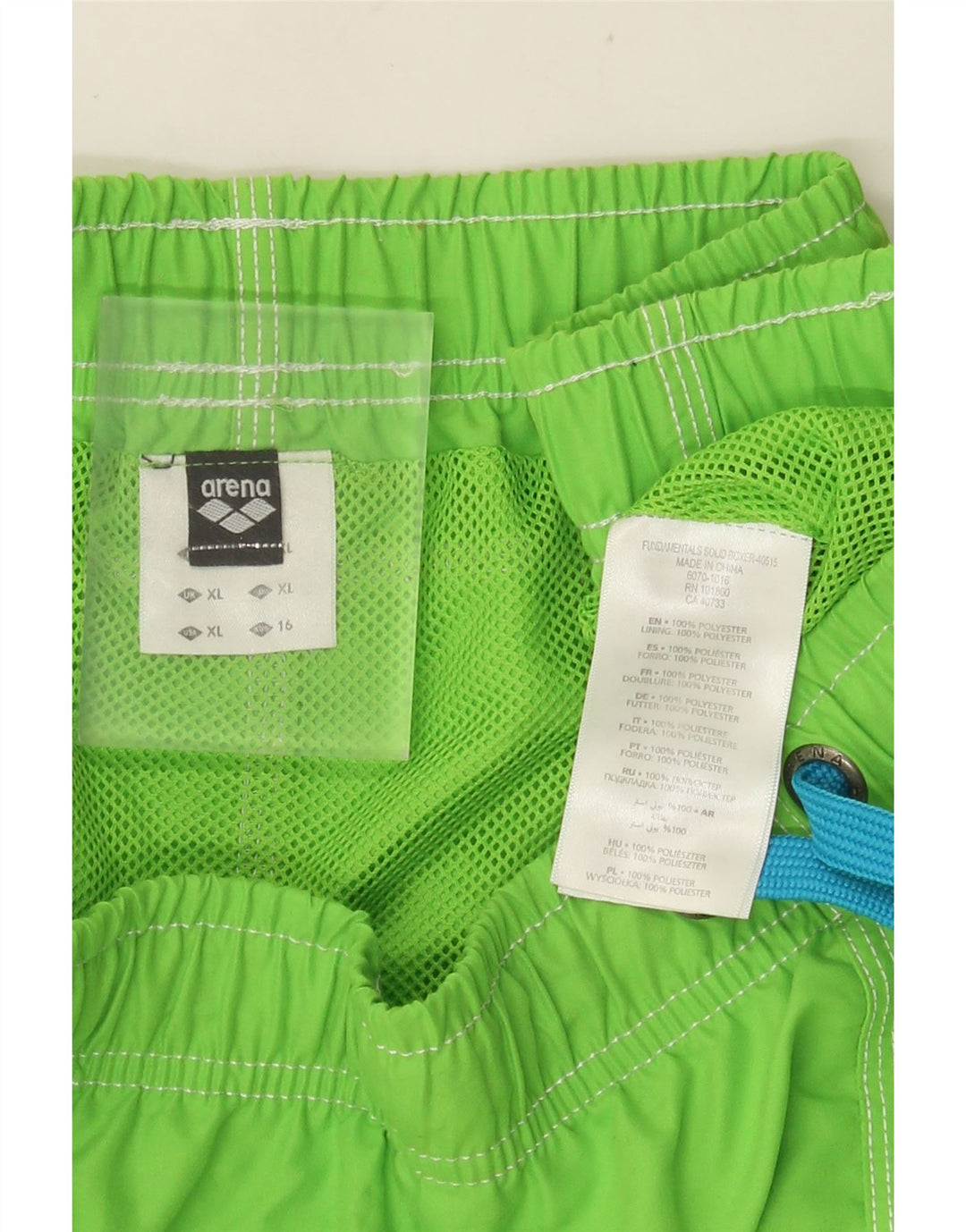 Pantaloncini da bagno da uomo ARENA XL verde poliestere
