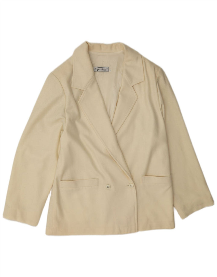 Giacca blazer doppiopetto da donna Gabriel IT 44 medio bianco sporco